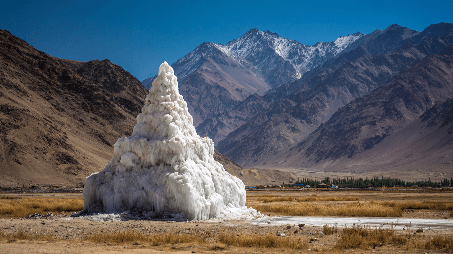 The Ice Stupas
